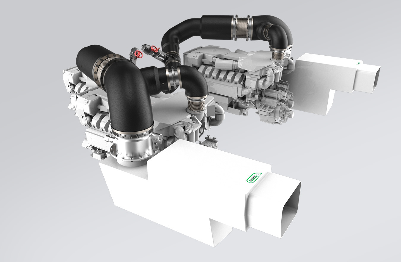 Systèmes d'échappement pour moteurs marins